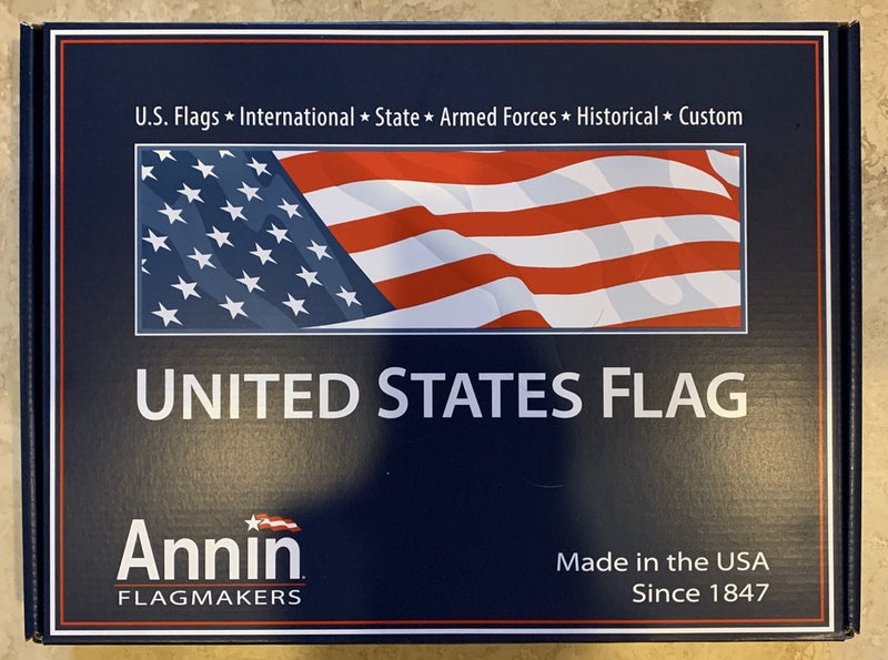 United States Flag 3'X5' 100% All Weather Nylon Annin Flagmakers® Made in USA American flags