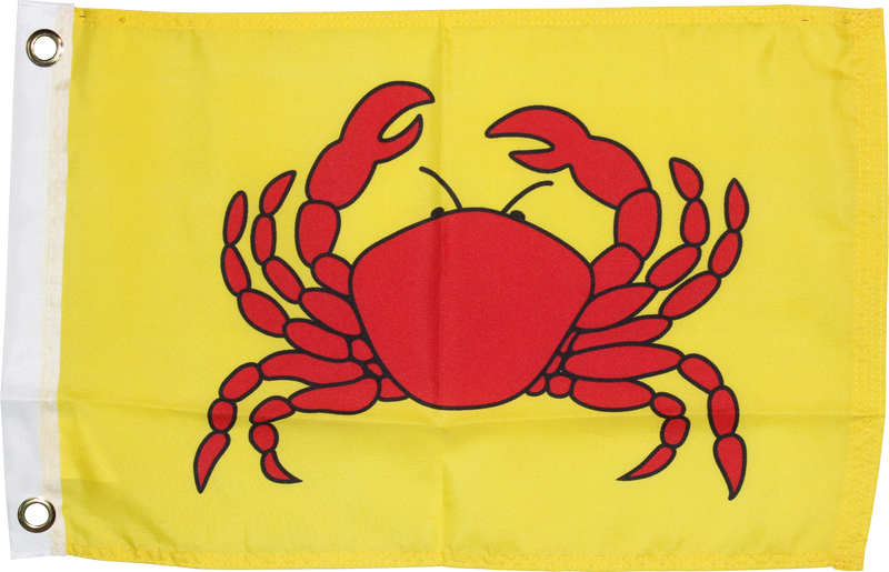 Crab - 12"X18" Rough Tex ® 100D Flag