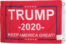 Red Trump 2020 Keep America Great KAG Double Sided Flag- 12''x18''  Rough Tex®
