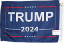 Trump 2024 Double Sided 12"X18" Flag -  Rough Tex® 100D