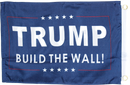 Trump Build The Wall Double Sided 12"X18" Flag -  Rough Tex® 100D