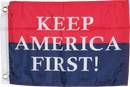 Keep America First KAF 12"X18" Flag -  Rough Tex® 100D