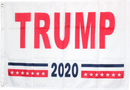 Trump 2020 White Flag - 2'X3' Feet 100D ROUGH TEX ®