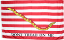 1ST NAVY JACK FIRST AMERICAN REVOLUTION NAVAL DON'T TREAD ON ME FLAG 3'X5' ROUGH TEX 100D
