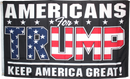 Americans For Trump Keep America Great KAG Black - 3'X5' Rough Tex® 100D