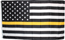 Black And Gold USA Flag Rough Tex ® 100D 3x5 Flags