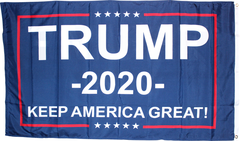 Trump 2020 (Keep America Great) Double Sided 3'X5' Flag Rough Tex® 100D