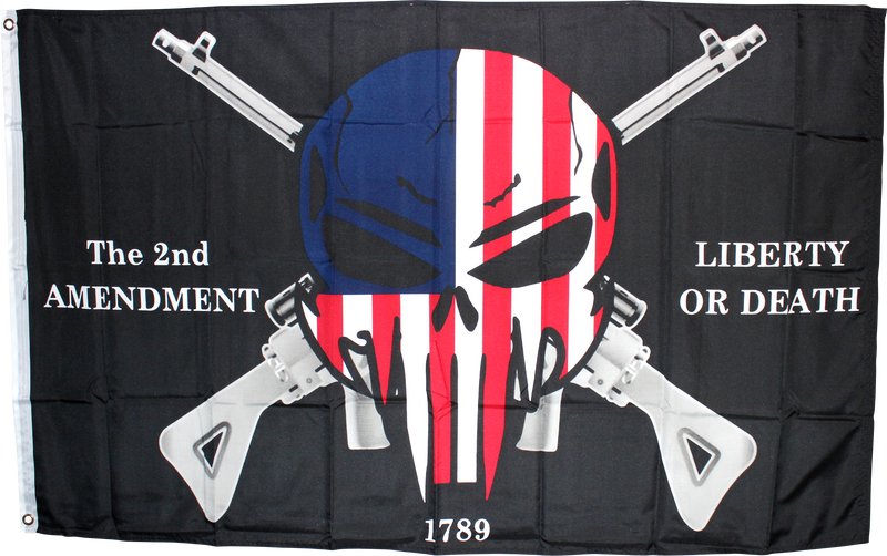 Liberty Or Death 2nd Amendment Double Sided Flag 3'x5' 100D ROUGH TEX ®