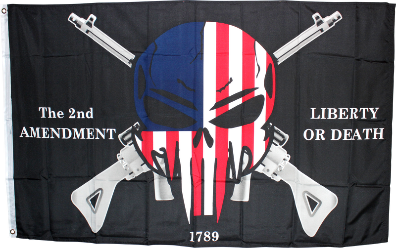 Liberty Or Death 2nd Amendment 1789 Flag 3'X5' ROUGH TEX ® 68D Nylon