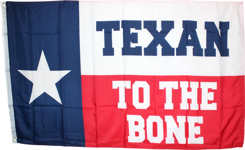 3'x5' Texan To The Bone Flag Rough Tex ® 100D