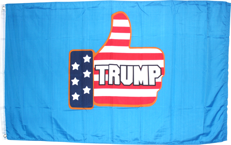 Trumps Up 3'X5' Flag Rough Tex ® 100D