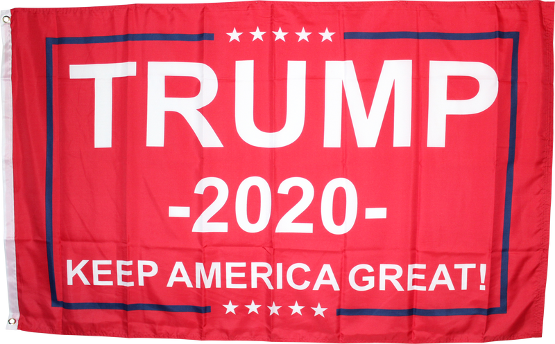 Trump 2020 Keep America Great Red 3'X5' Rough Tex® 100D