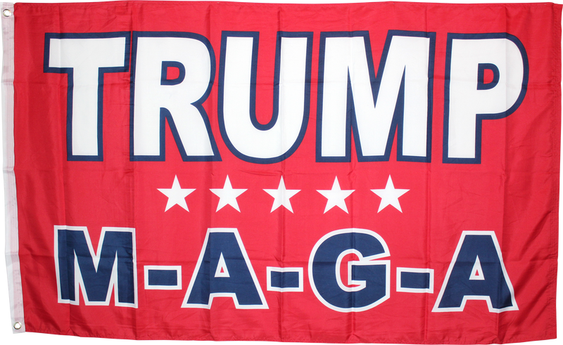 TRUMP M A G A RED 3x5 Feet Flag Rough Tex ® Flags  MAGA 100D