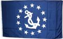 Yacht Club Commodore Navy Flag 3'X5' 100D ROUGH TEX ®