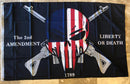 2nd Amendment Liberty Or Death  3'x5' Rough Tex ® 100D Flags American Gun Rights