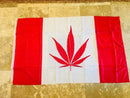 CANADA Cannabis CANNABIS CANADIAN FLAG 3X5 100D  ROUGH TEX