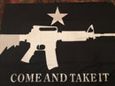 COME AND TAKE IT M4 BLACK FLAG 3X5 ROUGH TEX 100D