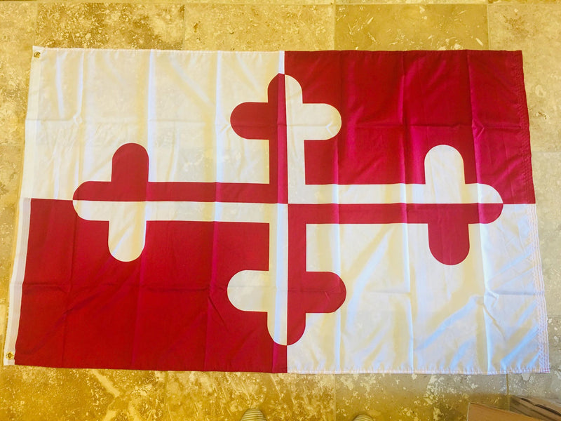 CROSSLAND BANNER MARYLAND HISTORIC FLAG 3X5 100D  ROUGH TEX