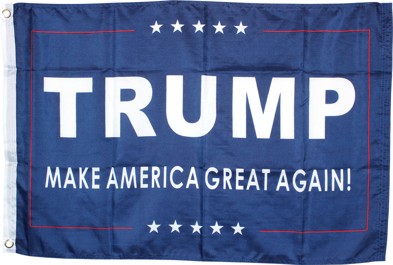 Trump IV M A G A Blue Flag- 2'X3' Rough Tex® 100D