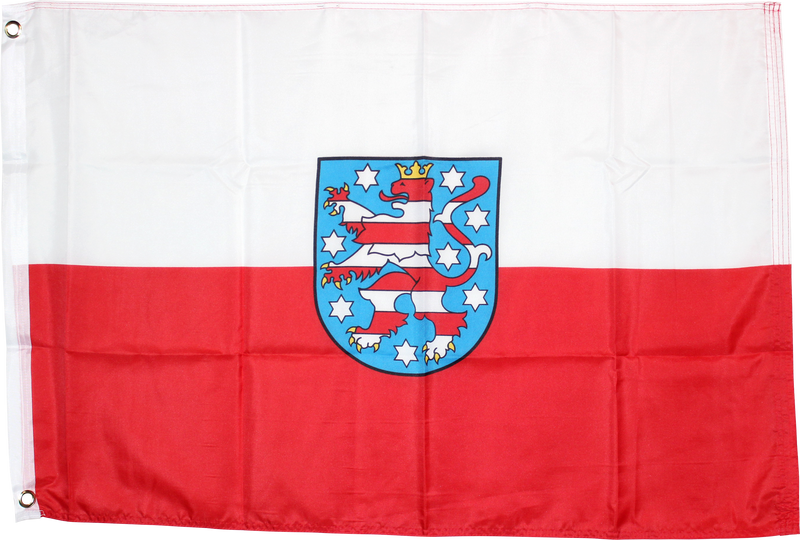 THÜRINGEN GERMAN STATE FREE STATE OF THURINGIA 2'X3' Flag Rough Tex® 100D