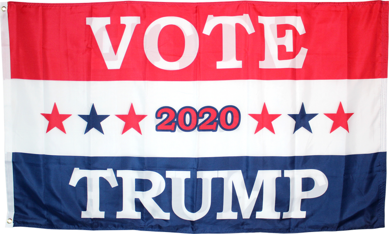 VOTE 2020 TRUMP AMERICAN BLUE RED WHITE- DOUBLE SIDED 3x5 Feet Flag Rough Tex ® Flags 100D