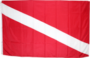 Diver Down Marine Flag Rough Tex ® 3'x5' 100D Flags