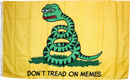 3'X5' Don't Tread On Memes (Pepe) Flag Rough Tex® 100D