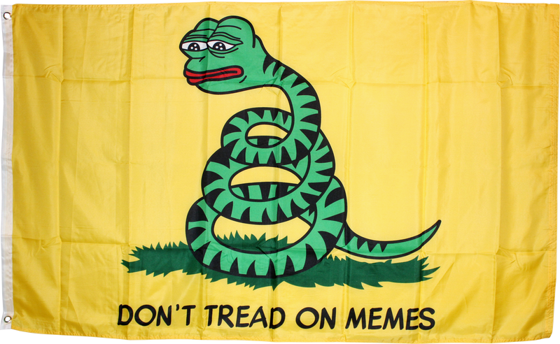 3'X5' Don't Tread On Memes (Pepe) Flag Rough Tex® 100D