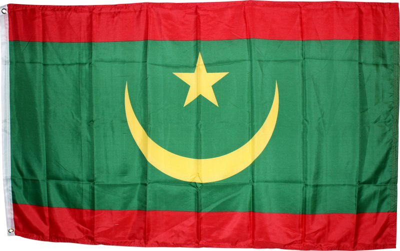 3x5 Islamic Republic of Mauritania 2017 Current Single Side Rough Tex® 100D 3'X5'
