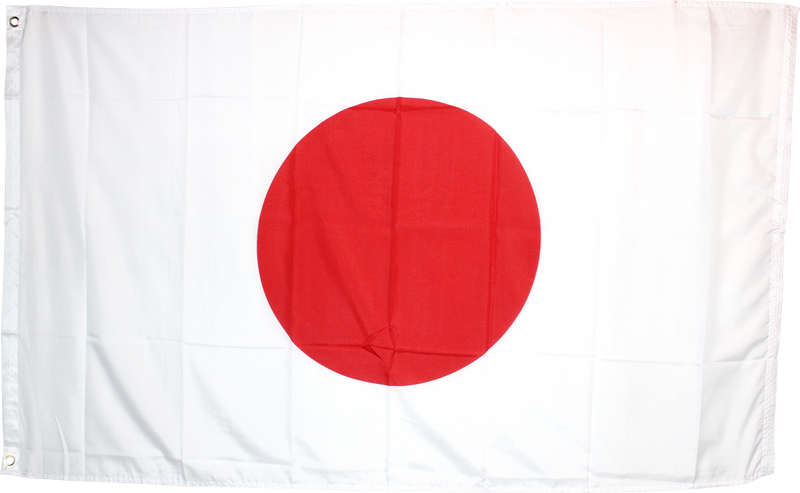 3'X5' Japan Single Side Flag Rough Tex® 100D 3'X5'