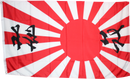3'X5' Japanese Rising Sun Kamikaze Flag Rough Tex® 100D