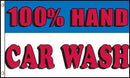 100% Car Wash 3'X5' Flag ROUGH TEX® 100D