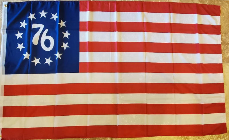 2x3 Feet FLAG ROUGH TEX 100D '76 Betsy Ross 76 America 1776 Official