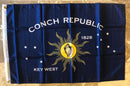 Conch Republic Key West 2x3 Feet 100D Flag Rough Tex ® UV Protected & Waterproof