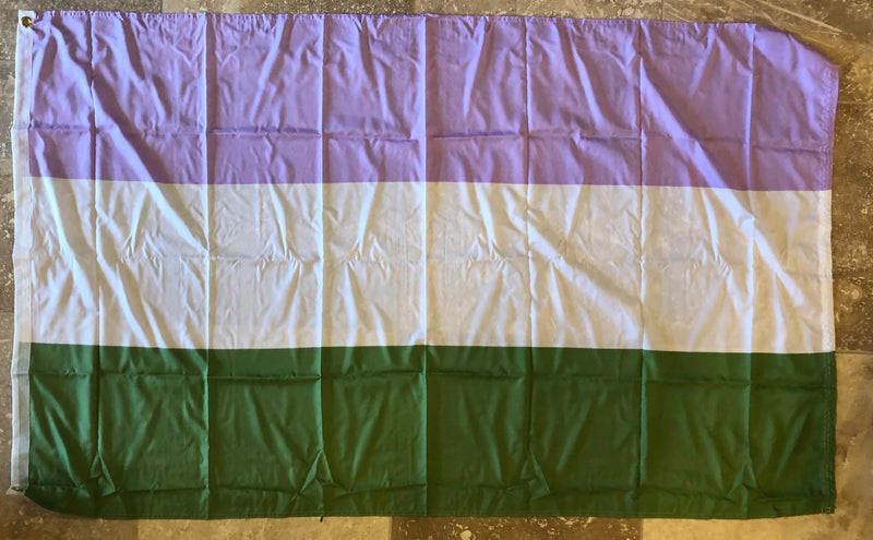 Gender Queer Pride 3'x5' 100D Flag Rough Tex ® UV Protected & Waterproof