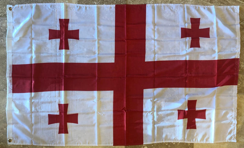 Georgia Republic Knights Templar European 3'x5' 100D Flag Rough Tex ®