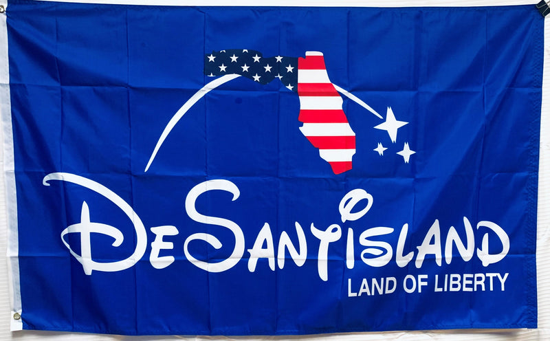 DeSantis Land Land of Liberty 3'x5' Flag 100D