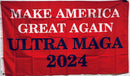 Make America Great Again Ultra MAGA 2024 3'x5' Flag 100D Trump Won