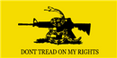 Don't Tread on My Rights Bumper Sticker