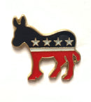 Democrat Logo Lapel Pin