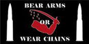 Bear Arms Or Wear Chains Bumper Sticker