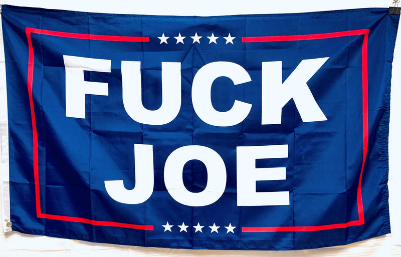 Fuck Joe Blue 3'x5' Flag 100D FJB
