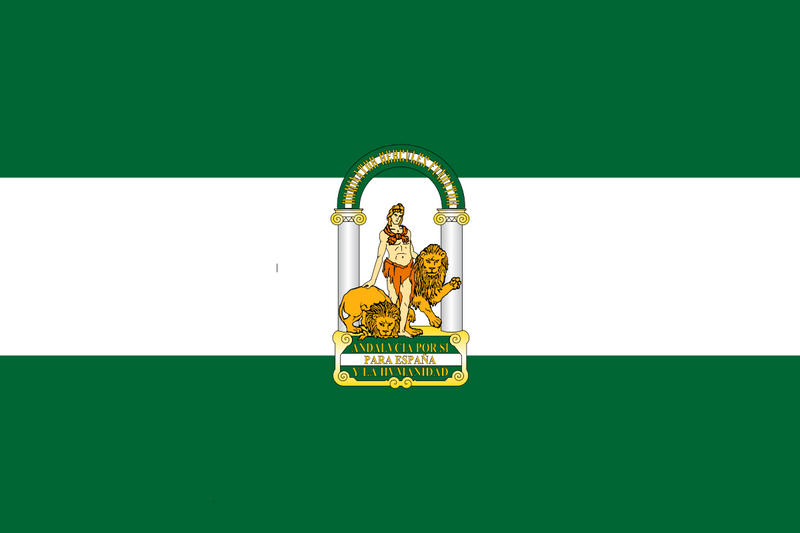 Andalusia Spain Flag 3x5ft 100D