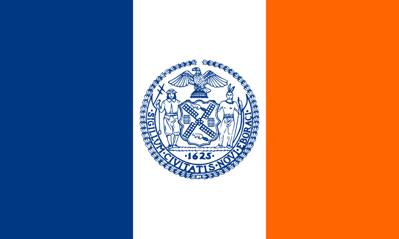 New York City Flag 3x5ft 100D