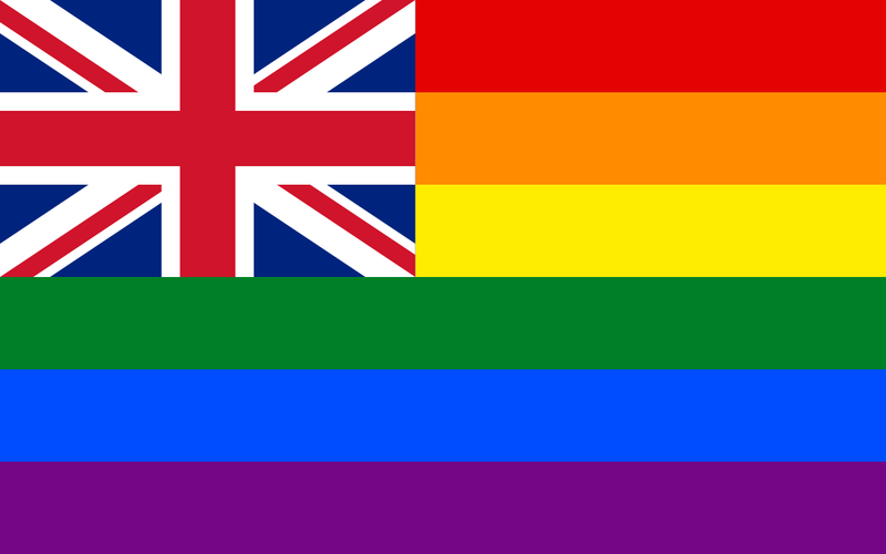United Kingdom Union Rainbow Pride 3'X5' Flag ROUGH TEX® 100D