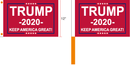 Trump Keep America First Red Campaign Flags 12x18 inches 100D Rough Tex ®Boat & Stick