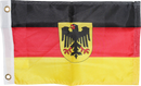 Germany State Flag 150D Rough Tex ® Nylon 12x18 Inches Boat Flags