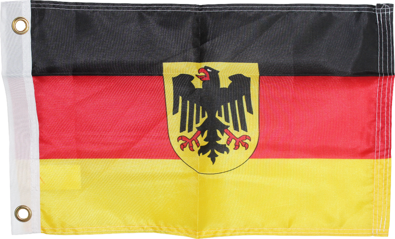 Germany State Flag 150D Rough Tex ® Nylon 12x18 Inches Boat Flags