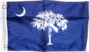 South Carolina State Flag 150D Rough Tex ® Nylon 12x18 Inches Boat Flags