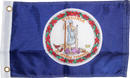 Virginia State Flag 150D Rough Tex ® Nylon 12x18 Inches Boat Flags